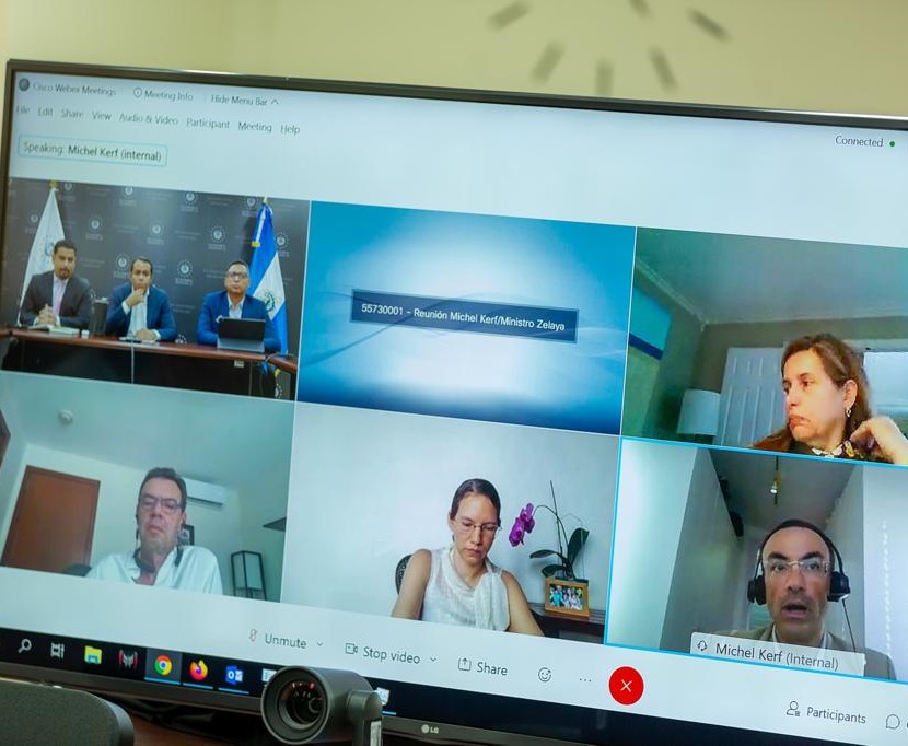 Videollamada Banco Mundial y Ministerio de Hacienda